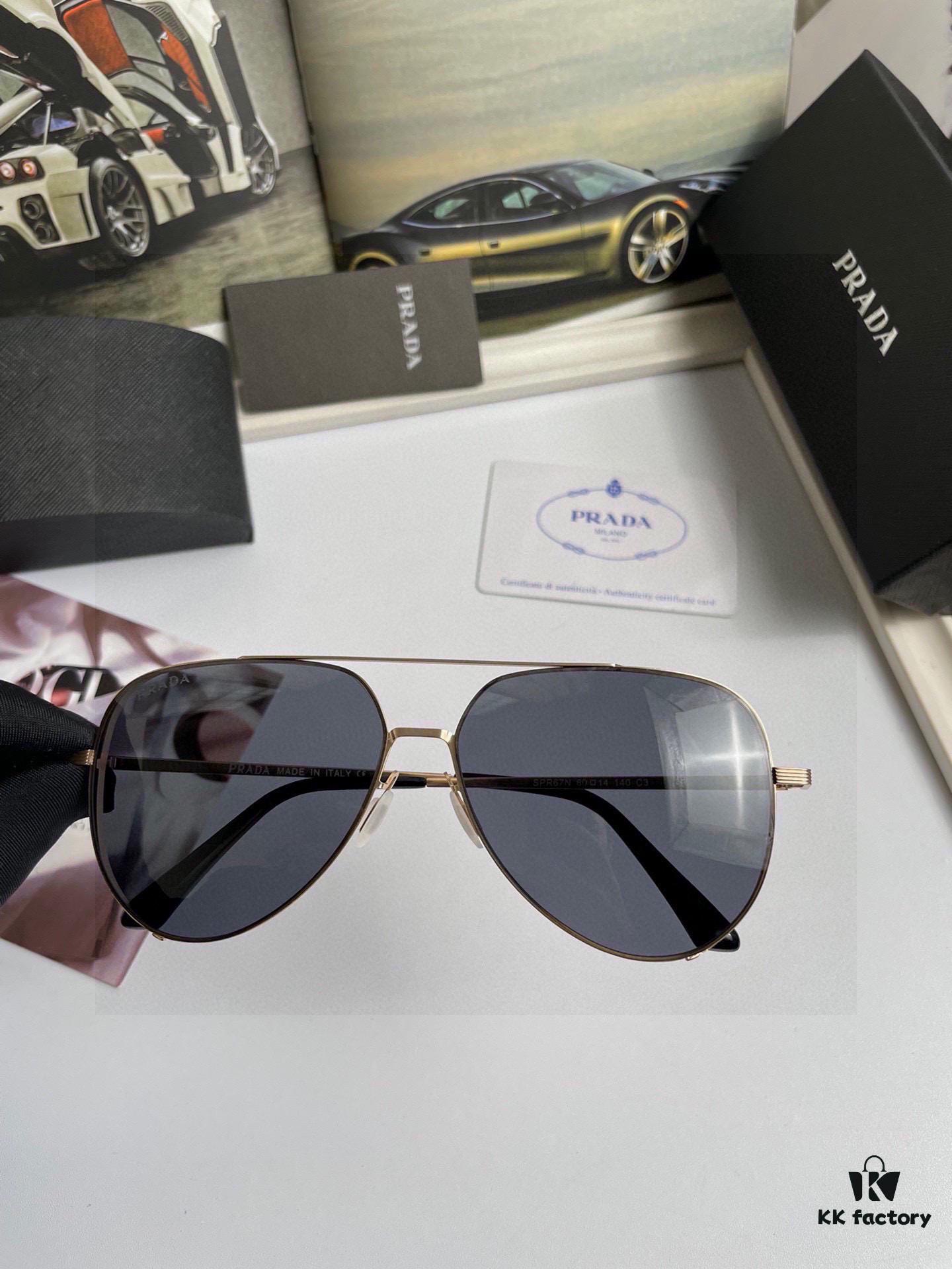 New Arrival💥 Brand: Prada Prada High-Quality Unisex Original Single-Piece Sunglasses 🕶️
