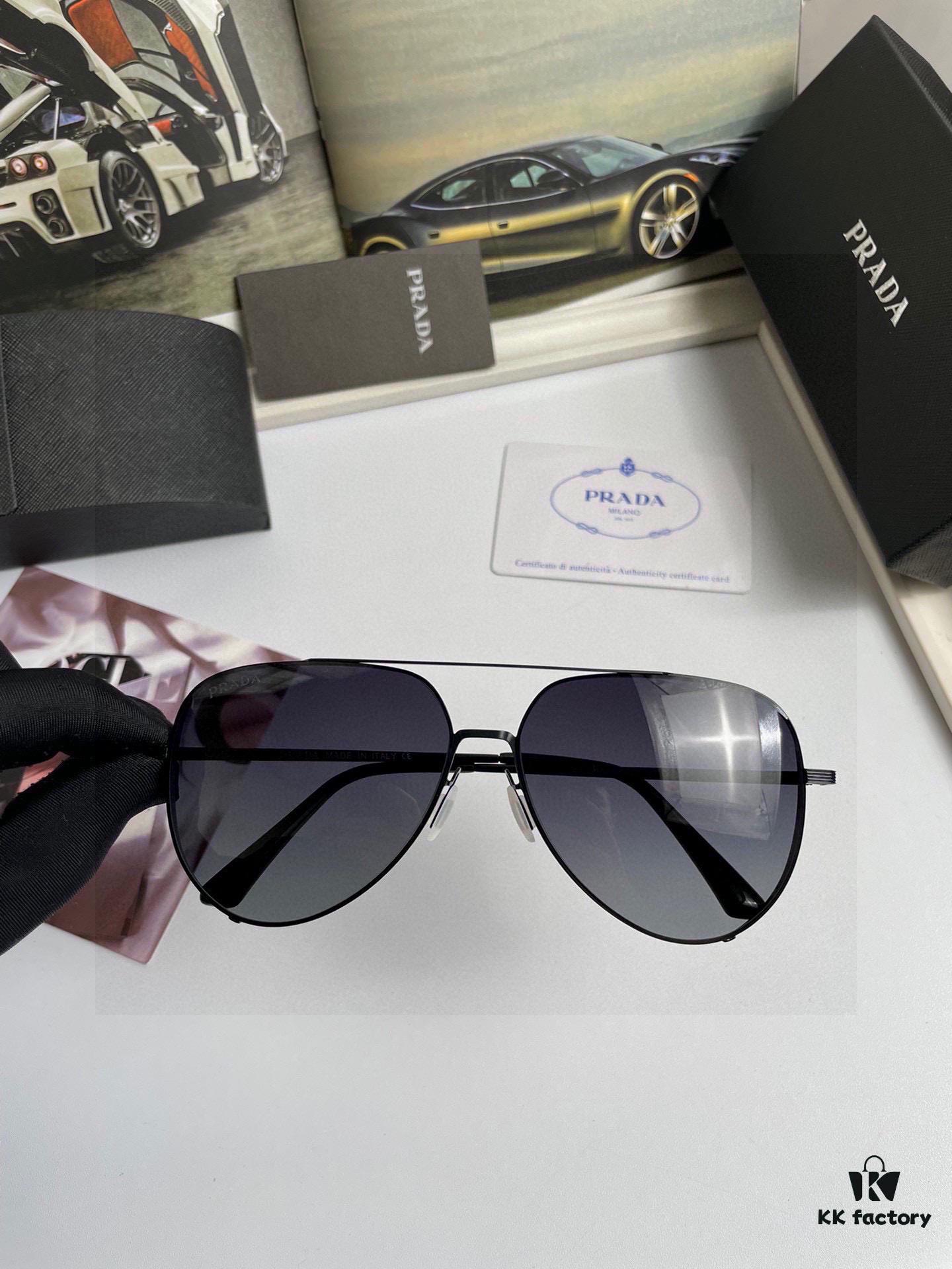 New Arrival💥 Brand: Prada Prada High-Quality Unisex Original Single-Piece Sunglasses 🕶️