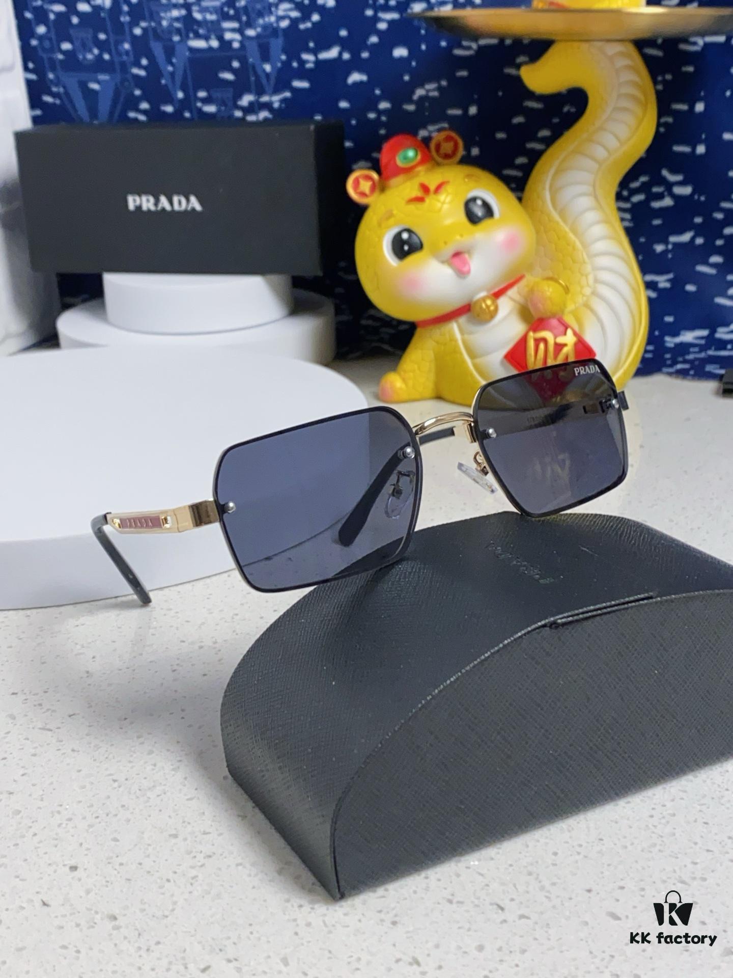 Prada 2025 New Arrival European and American Style Unisex Trendy Sunglasses UV Protection Stylish Sports Sun Glasses Fashionable Avant-Garde Couple Eyewear