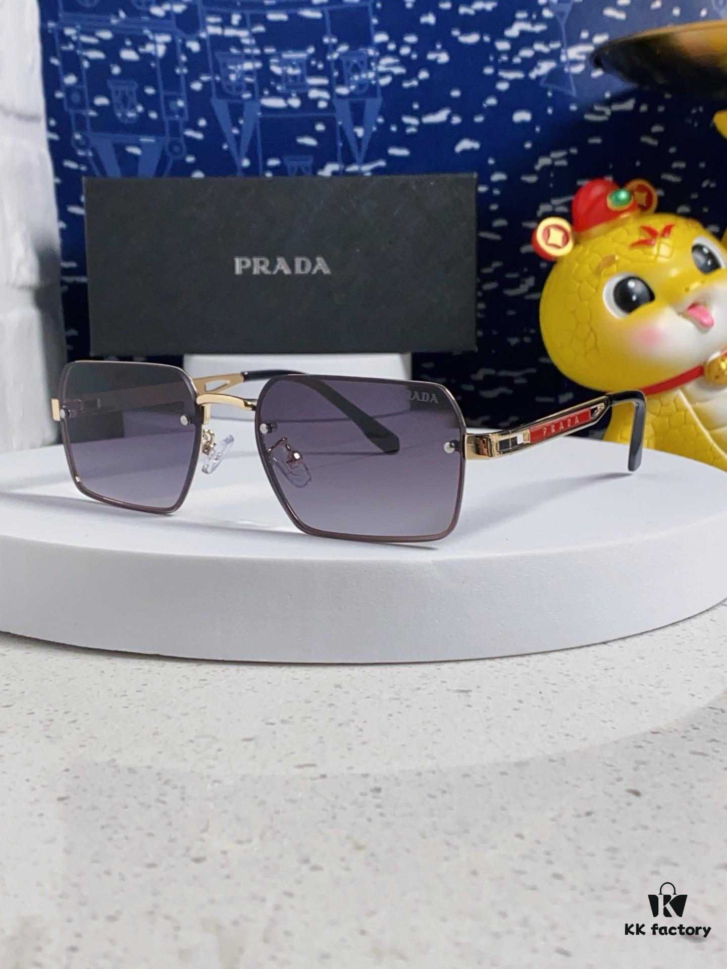Prada 2025 New Arrival European and American Style Unisex Trendy Sunglasses UV Protection Stylish Sports Sun Glasses Fashionable Avant-Garde Couple Eyewear