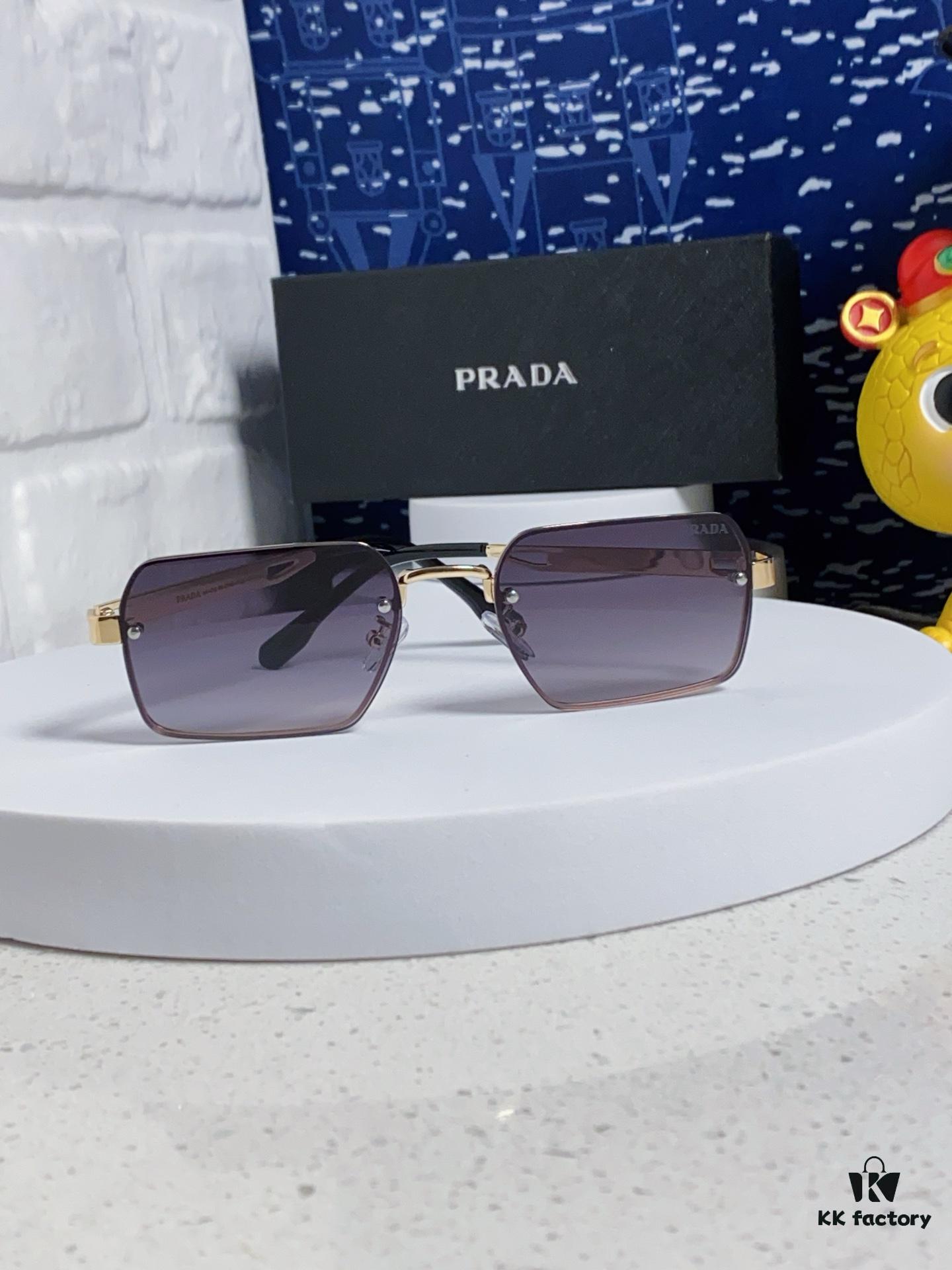 Prada 2025 New Arrival European and American Style Unisex Trendy Sunglasses UV Protection Stylish Sports Sun Glasses Fashionable Avant-Garde Couple Eyewear