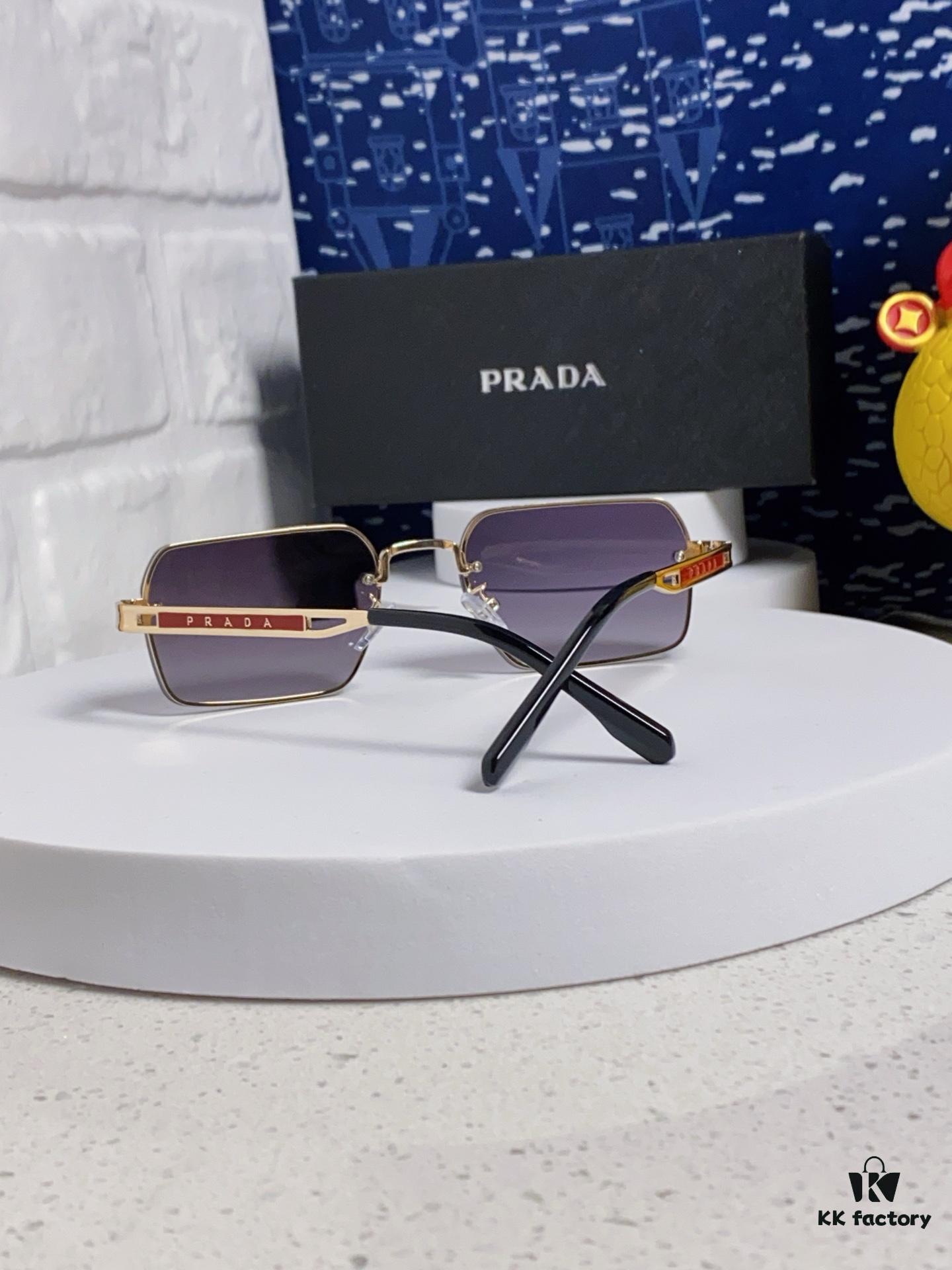 Prada 2025 New Arrival European and American Style Unisex Trendy Sunglasses UV Protection Stylish Sports Sun Glasses Fashionable Avant-Garde Couple Eyewear