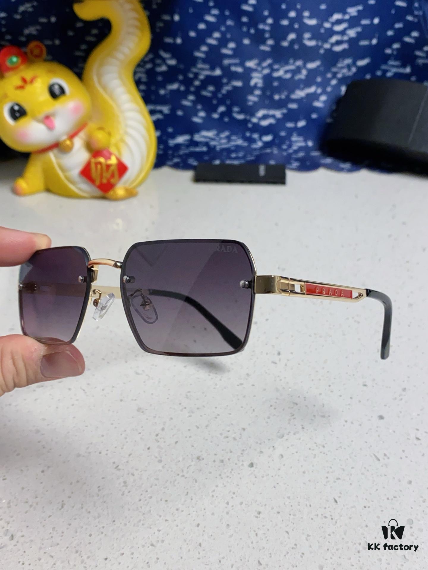 Prada 2025 New Arrival European and American Style Unisex Trendy Sunglasses UV Protection Stylish Sports Sun Glasses Fashionable Avant-Garde Couple Eyewear