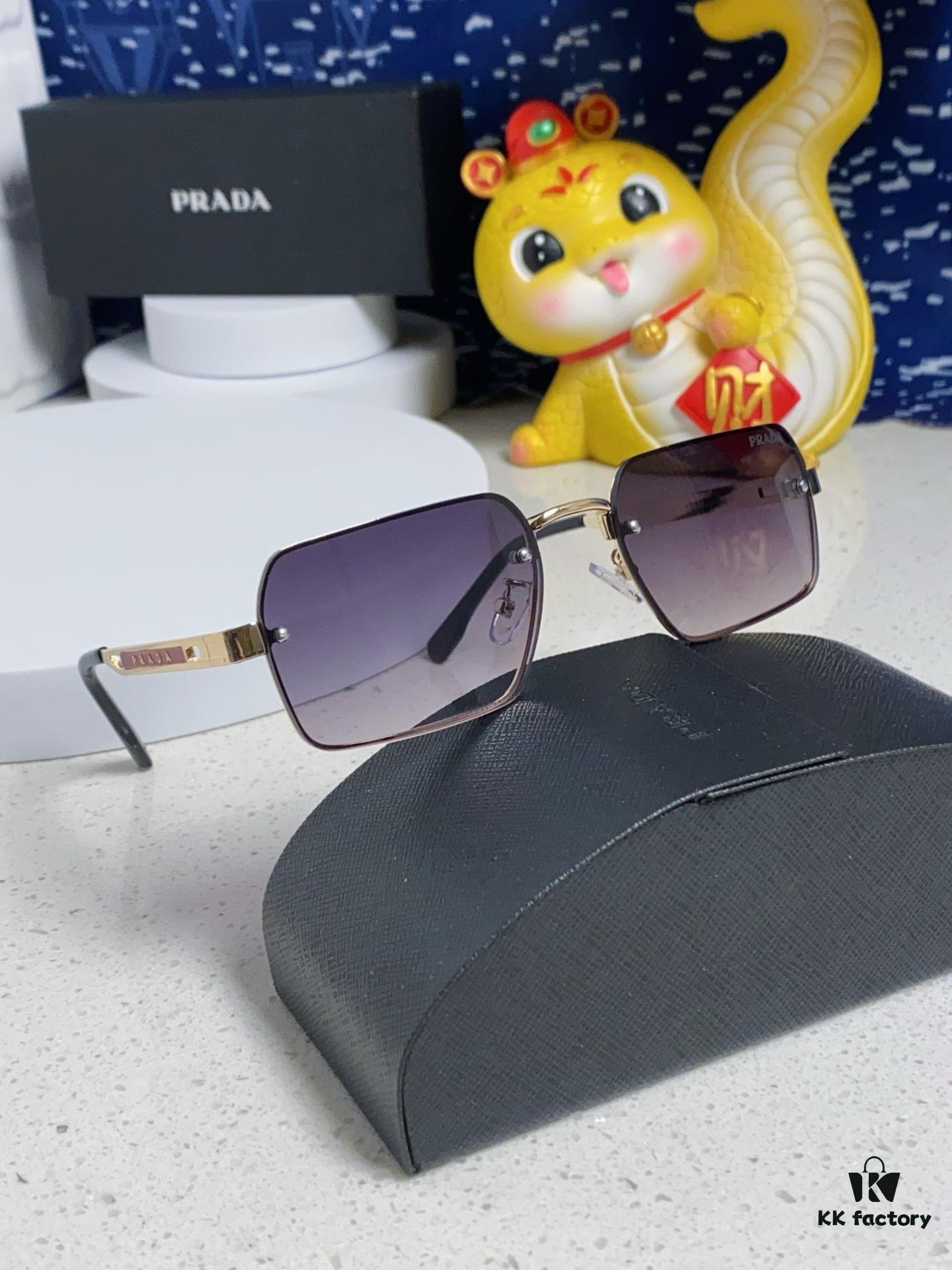 Prada 2025 New Arrival European and American Style Unisex Trendy Sunglasses UV Protection Stylish Sports Sun Glasses Fashionable Avant-Garde Couple Eyewear