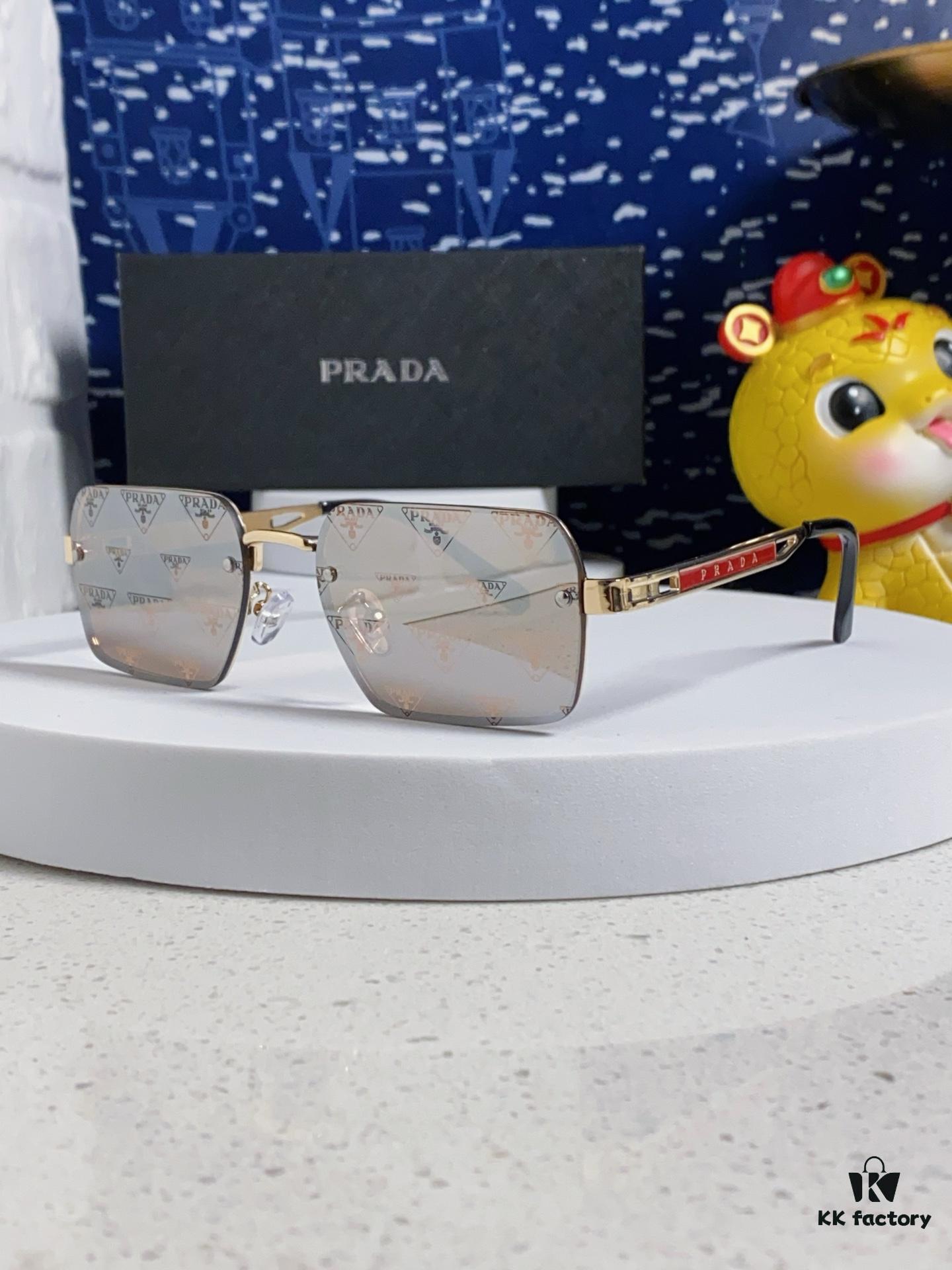 Prada 2025 New Arrival European and American Trend Unisex Sunglasses, UV Protection Stylish Sports Sunglasses, Avant-garde Fashion Couple Glasses