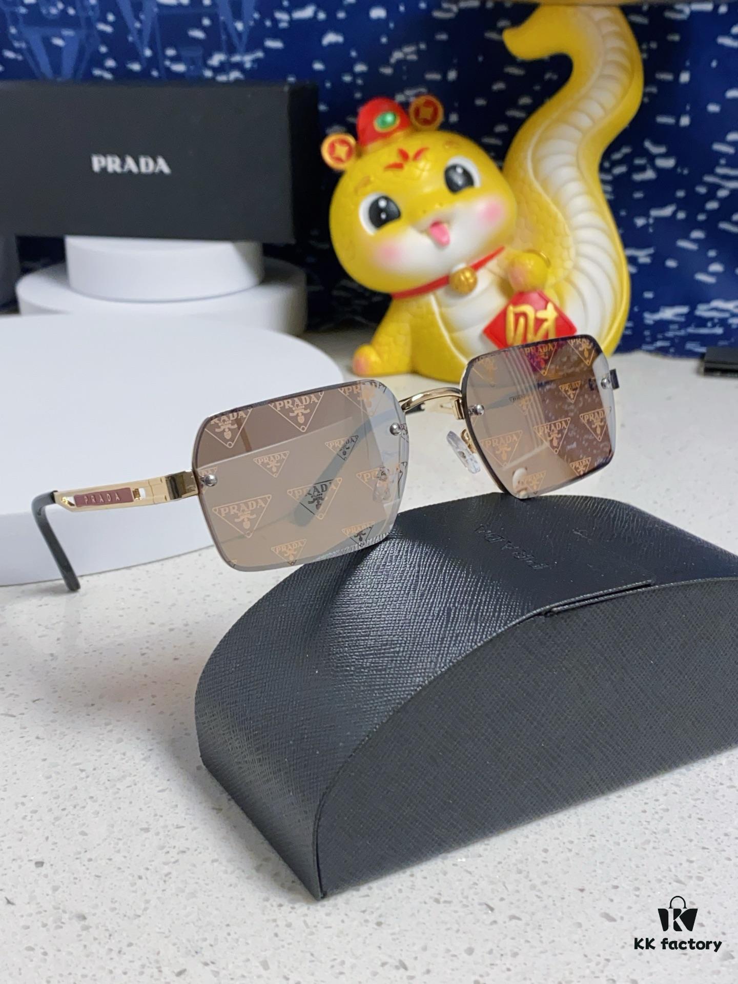 Prada 2025 New Arrival European and American Trend Unisex Sunglasses, UV Protection Stylish Sports Sunglasses, Avant-garde Fashion Couple Glasses