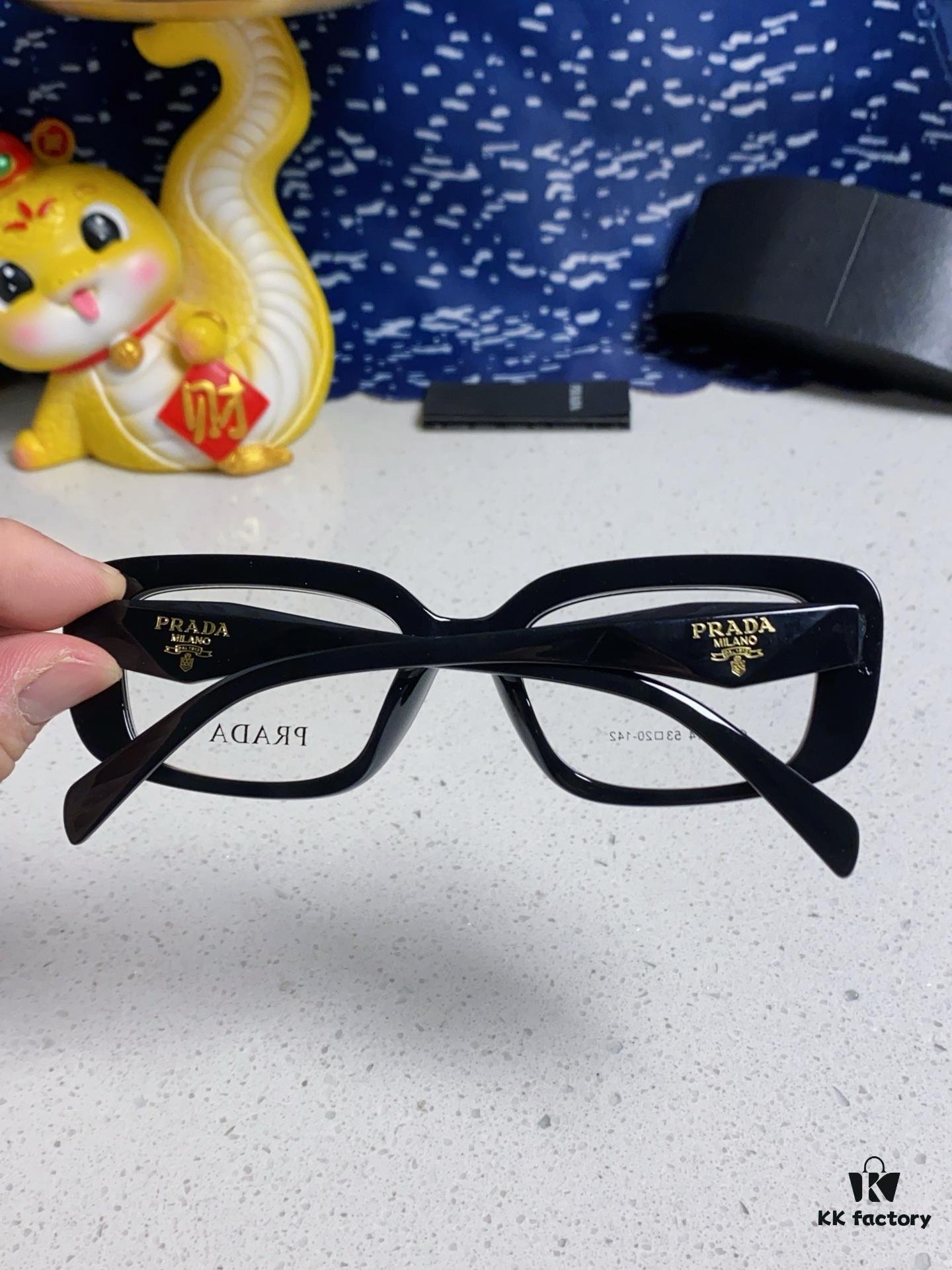 PRADA 2025 New Arrival Eyeglass Frame, Retro Full-Rim Square Unisex Optical Frames, Essential Everyday Glasses