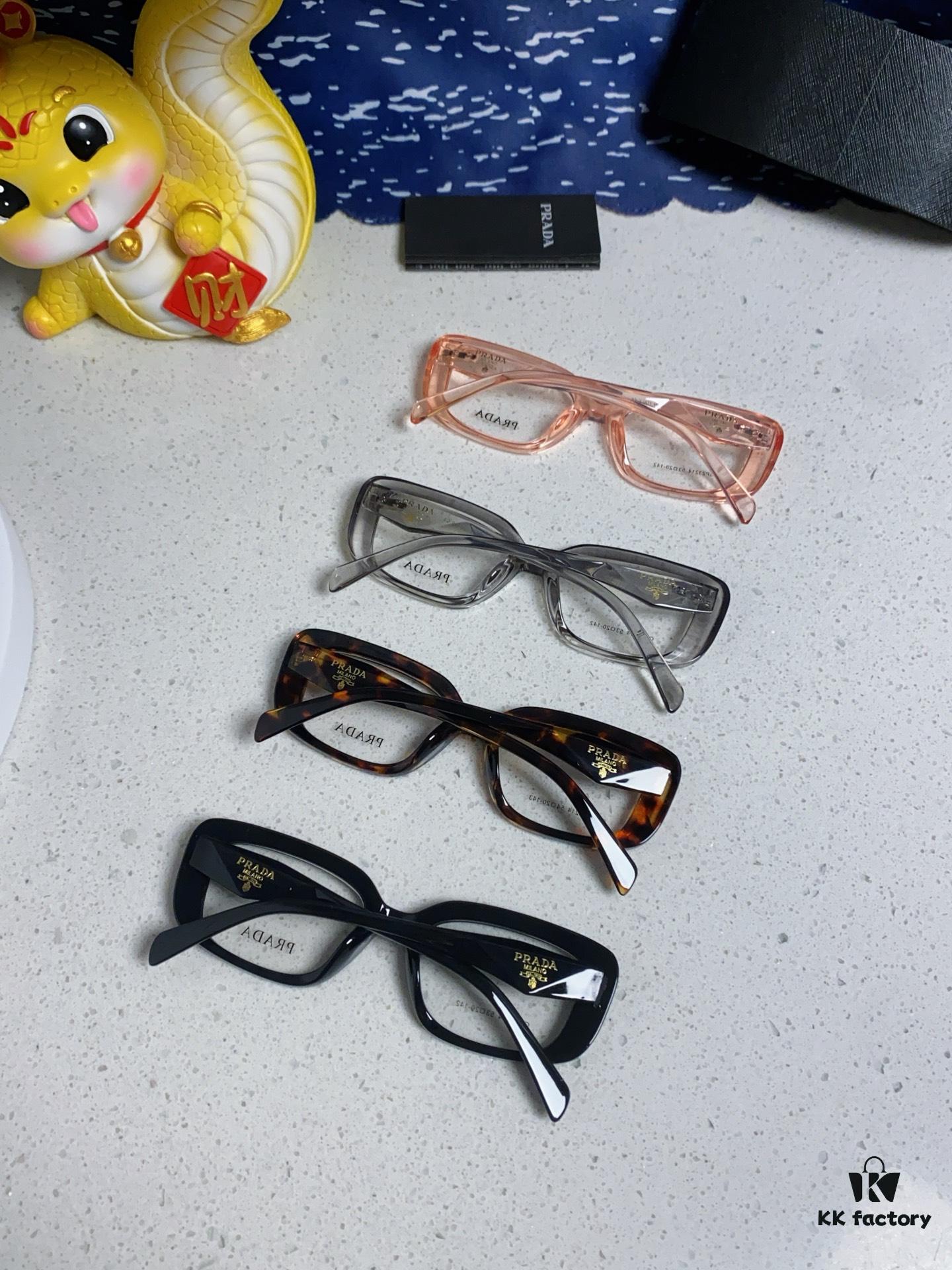 PRADA 2025 New Arrival Eyeglass Frame, Retro Full-Rim Square Optical Glasses for Men and Women, Essential Everyday Eyewear