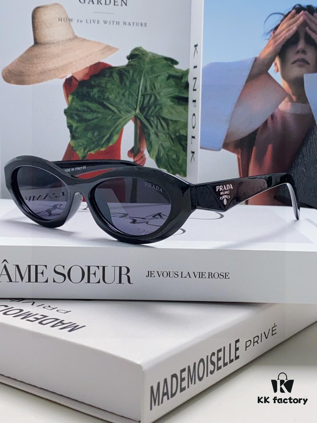 Prada Sunglasses, Fashionable Unisex Eyewear Worn by Star Tan Jianci, 4 Colors Available