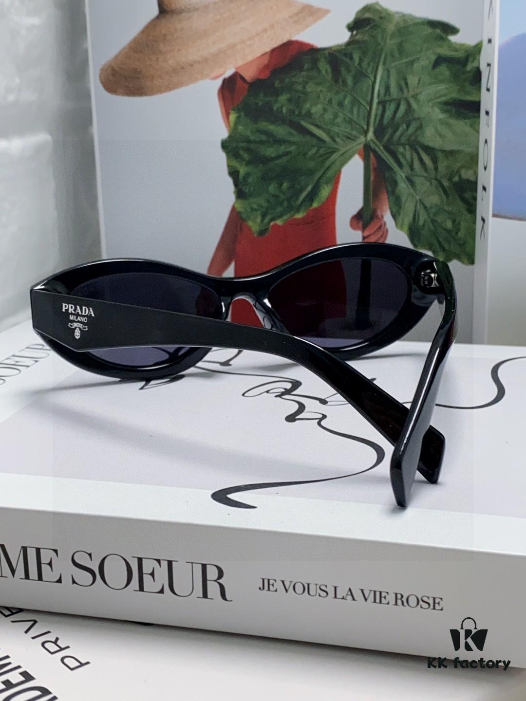 Prada Sunglasses, Fashionable Unisex Eyewear Worn by Star Tan Jianci, 4 Colors Available