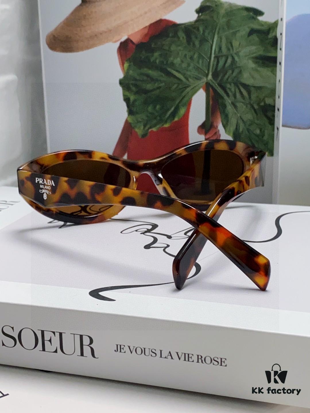 Prada Sunglasses, Fashionable Unisex Eyewear Worn by Star Tan Jianci, 4 Colors Available