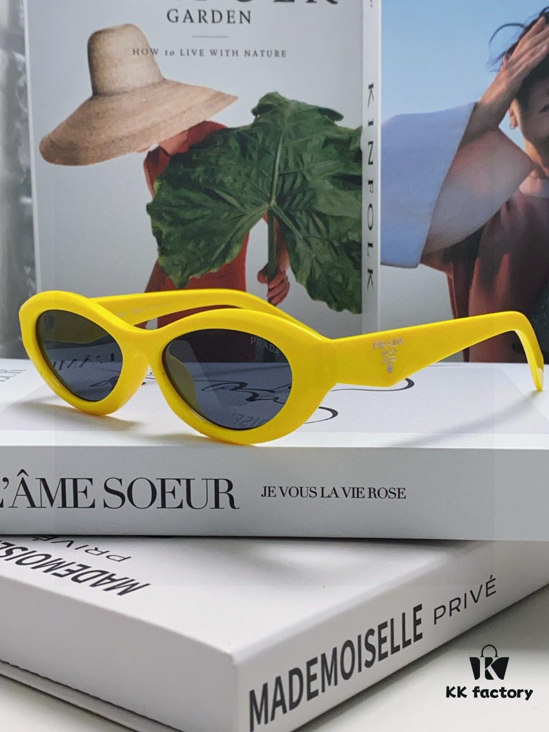 Prada Sunglasses, Fashionable Unisex Eyewear Worn by Star Tan Jianci, 4 Colors Available