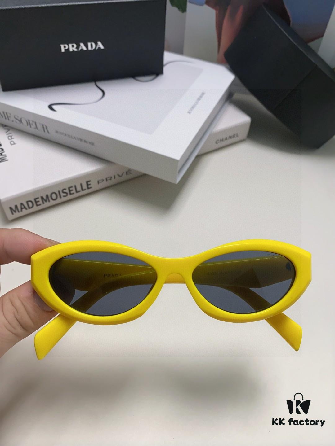 Prada Sunglasses, Fashionable Unisex Eyewear Worn by Star Tan Jianci, 4 Colors Available