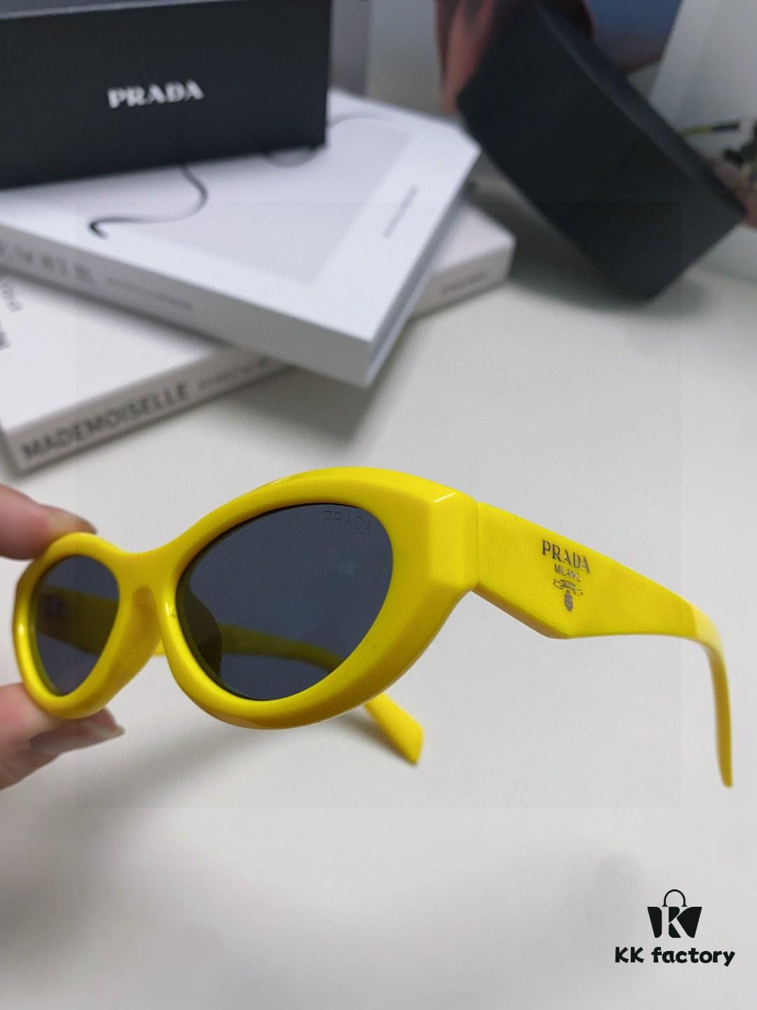 Prada Sunglasses, Fashionable Unisex Eyewear Worn by Star Tan Jianci, 4 Colors Available