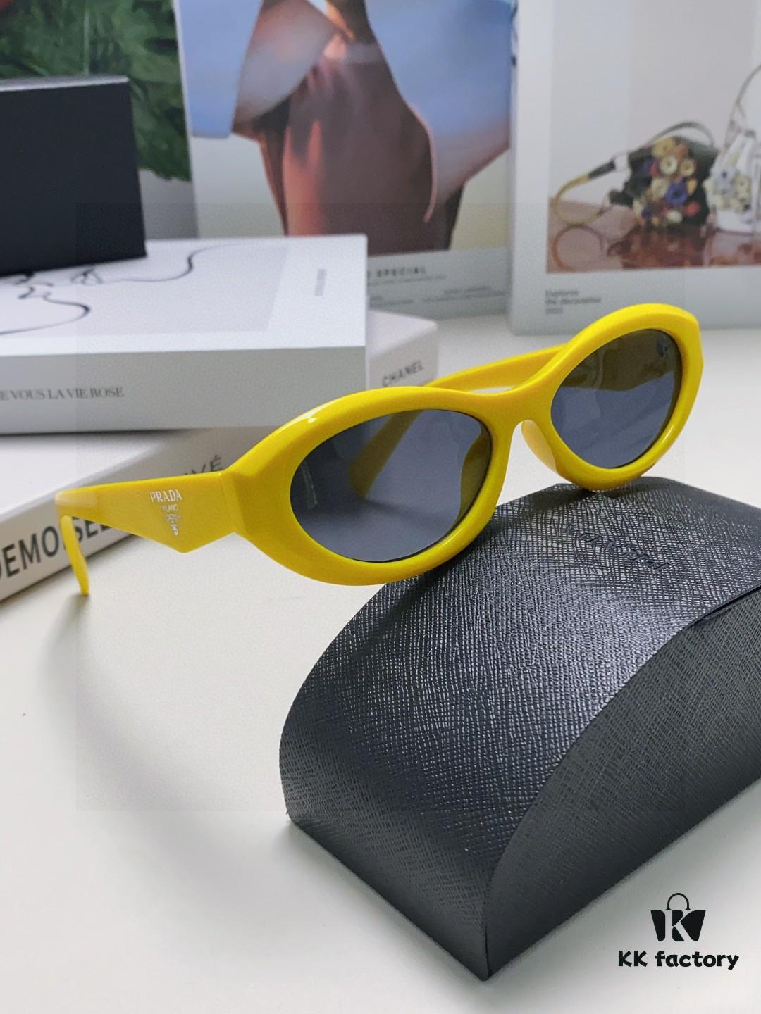 Prada Sunglasses, Fashionable Unisex Eyewear Worn by Star Tan Jianci, 4 Colors Available