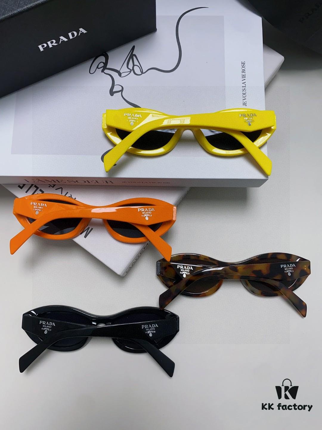 Prada Sunglasses, Fashionable Unisex Eyewear Worn by Star Tan Jianci, 4 Colors Available