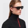 Prada 2025 Men's Square Frame Lightweight Sports Sunglasses, European Style Minimalist Driving and Casual Sun Glasses