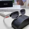 Prada 2025 Men's Square Frame Lightweight Sports Sunglasses, Minimalist European Style Unisex Sun Glasses