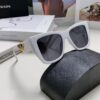 Prada 2025 European and American High-End Women's Square Frame Slimming Versatile Sunglasses, Influencer Street Style Sun Protection Eyewear