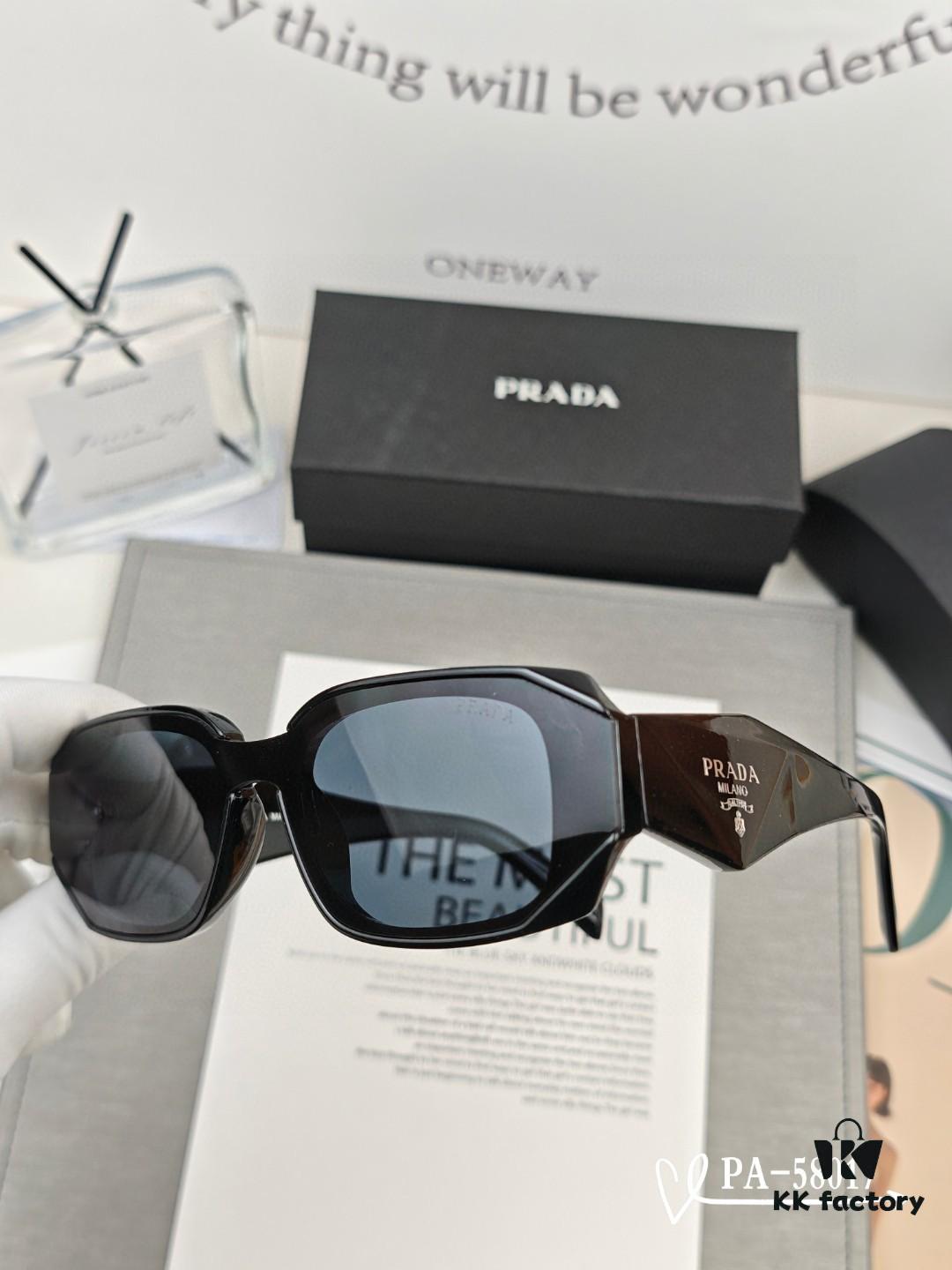 PRADA New Arrival Sunglasses Lightweight Polarized Resin Lenses TR Frame Comfortable Fit UV Protection Fashion Designer Shades