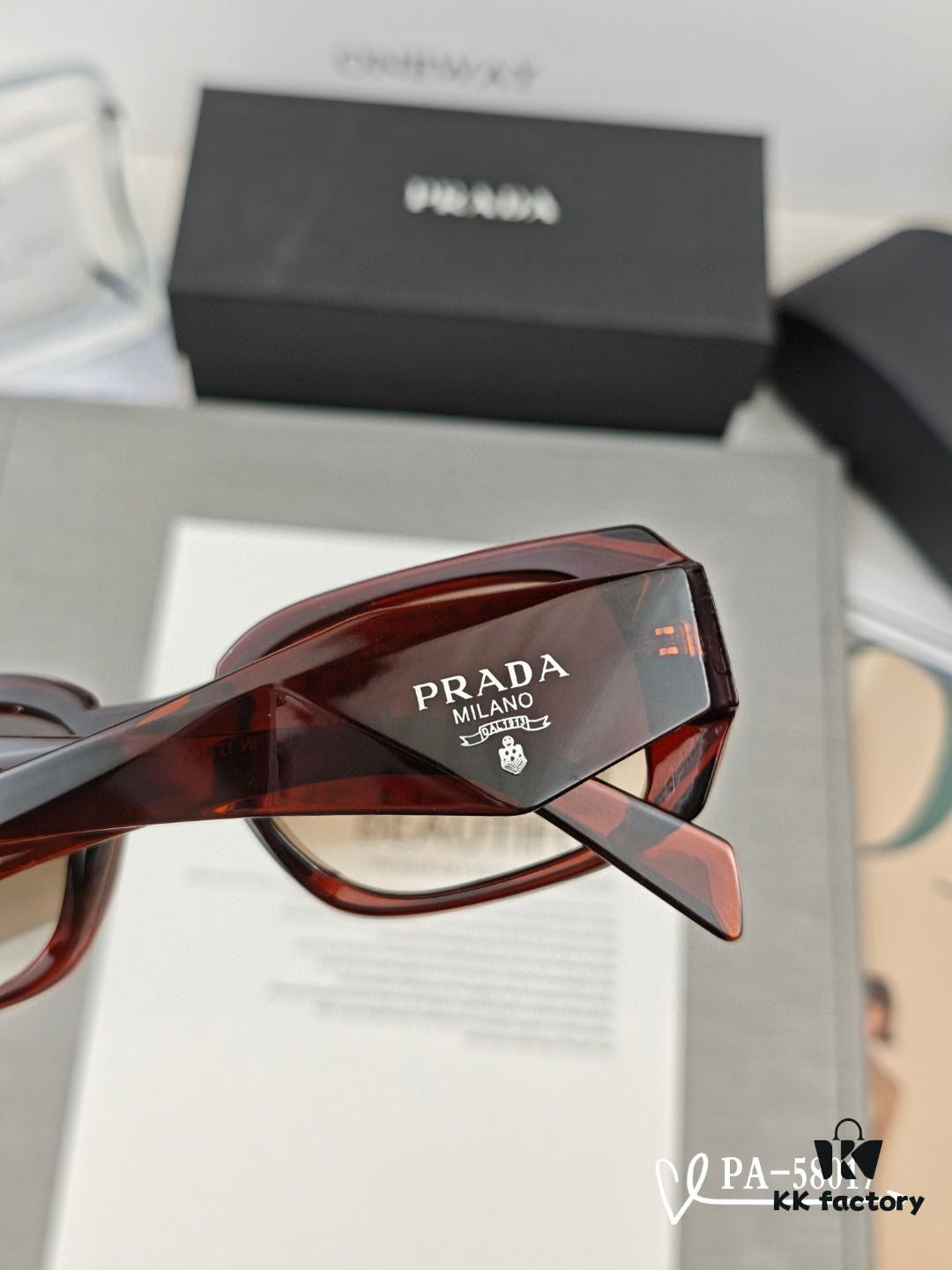 PRADA New Arrival Sunglasses Lightweight Polarized Resin Lenses TR Frame Comfortable Fit UV Protection Fashion Designer Shades