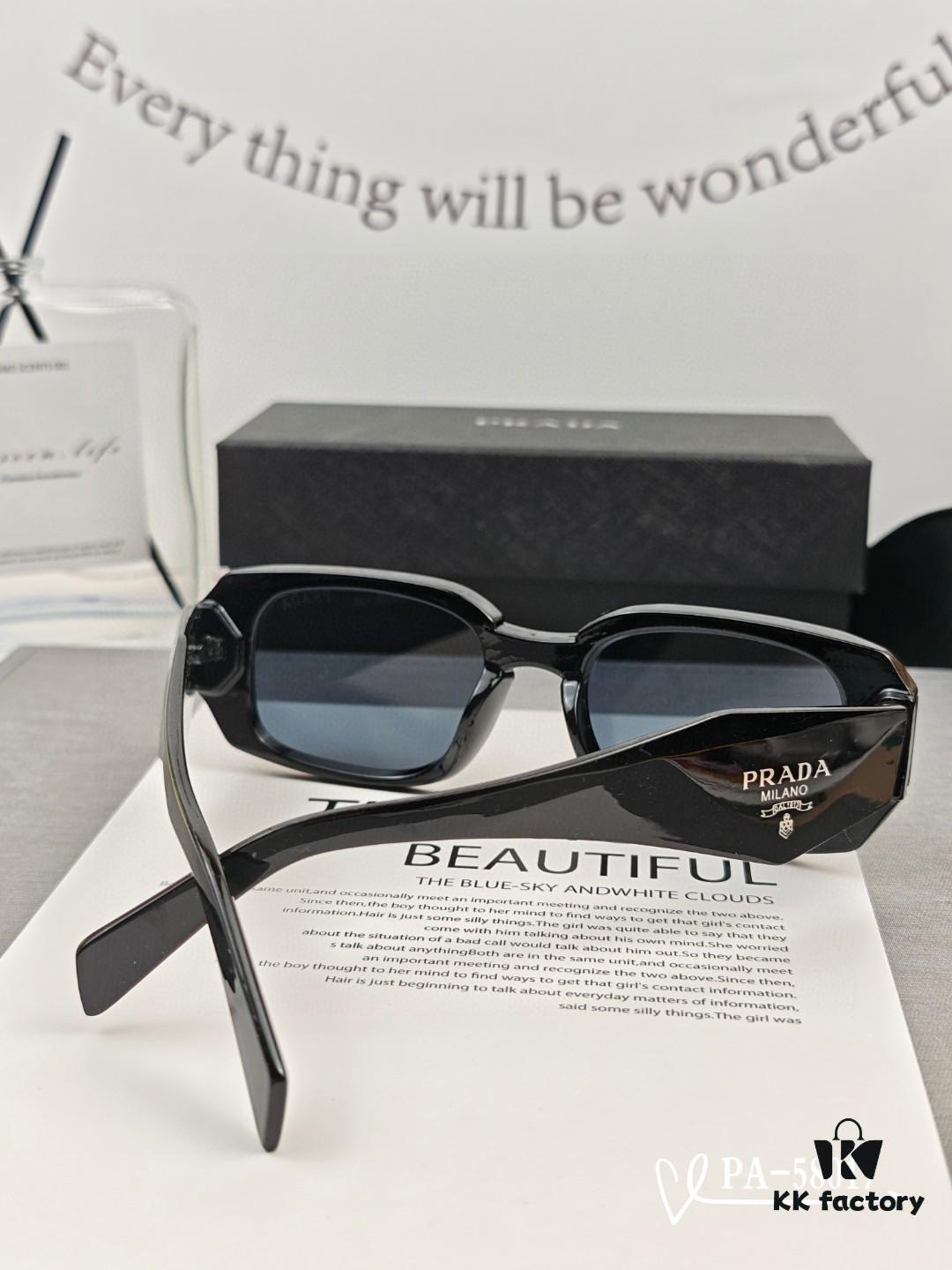 PRADA New Arrival Sunglasses Lightweight Polarized Resin Lenses TR Frame Comfortable Fit UV Protection Fashion Designer Shades