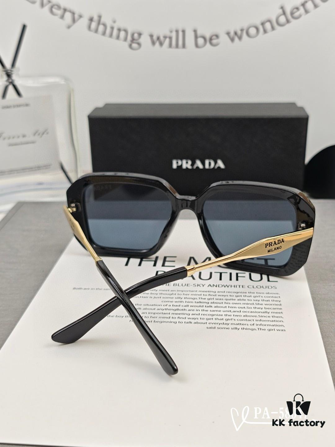 PRADA New Model Sunglasses 58047 Lightweight TR Frame with Polaroid Resin Lenses Fashion UV Protection Unisex Sun Glasses