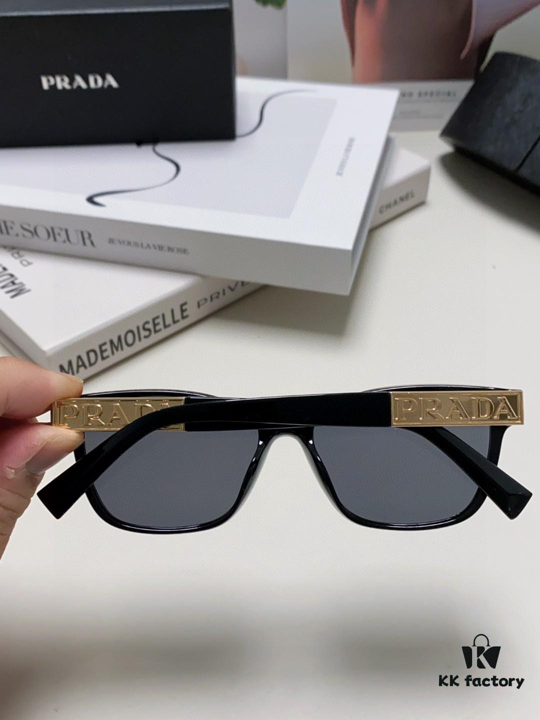 Prada 2024 New Retro Style Sunglasses Unisex Oversized Fashion UV Protection Driving Glasses