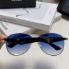 Prada 2024 New Polarized Sunglasses with Print Double Bridge Aviator Classic Frog-eye Sunglasses for Driving, UV and Blue Light Protection, Unisex Sun Glasses