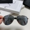 Prada 2024 New Polarized Print Double-Bridge Sunglasses Classic Aviator Style Unisex UV and Blue Light Protection Driving Sunglasses