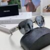 Prada 2024 New Polarized Print Double-Bridge Sunglasses Classic Aviator Style Unisex UV and Blue Light Protection Driving Sunglasses