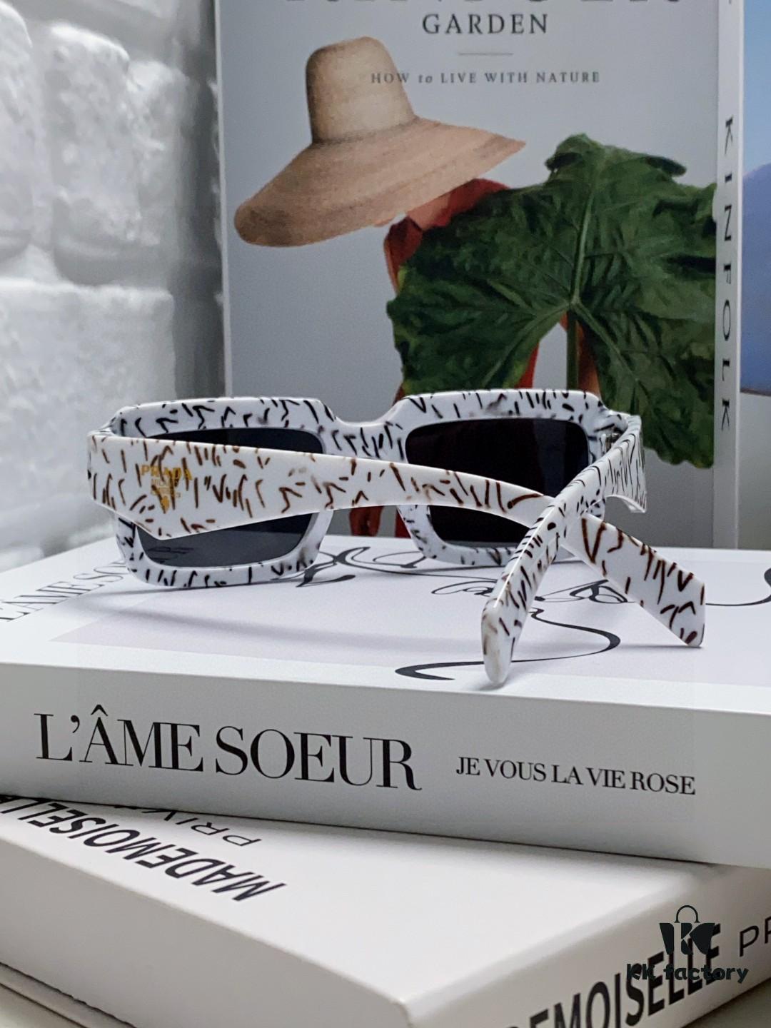 Prada 2024 New Arrival Export Casual Sports Sunglasses for Women, UV-Protective Stylish and Elegant Eyewear for European and American Markets