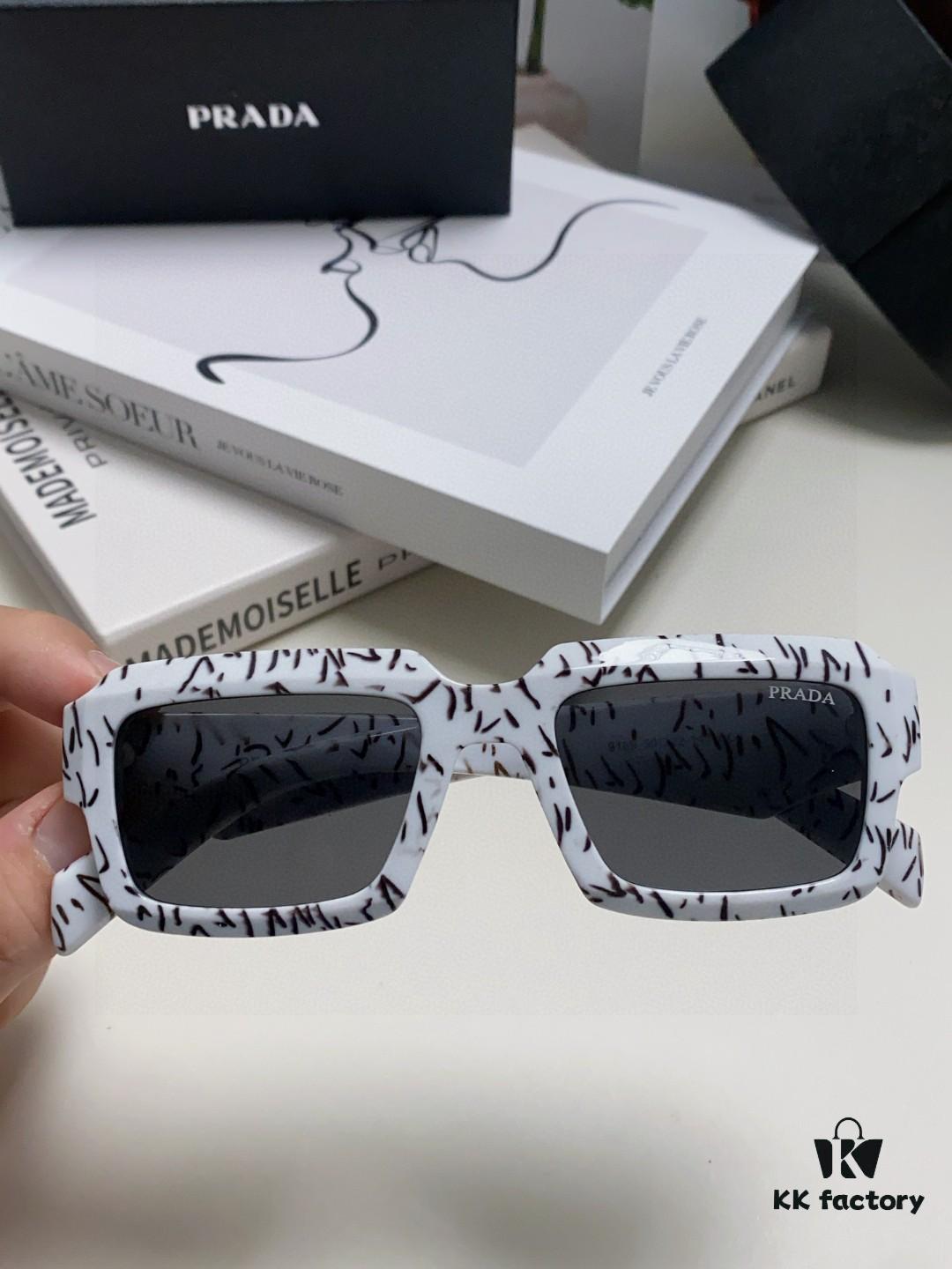 Prada 2024 New Arrival Export Casual Sports Sunglasses for Women, UV-Protective Stylish and Elegant Eyewear for European and American Markets