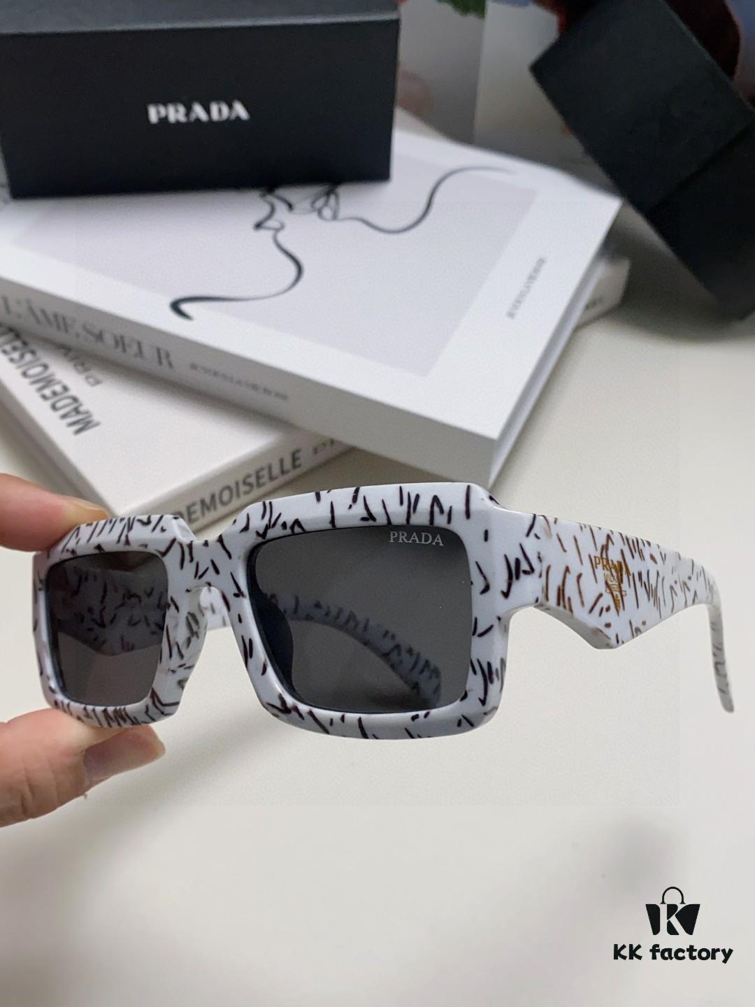 Prada 2024 New Arrival Export Casual Sports Sunglasses for Women, UV-Protective Stylish and Elegant Eyewear for European and American Markets