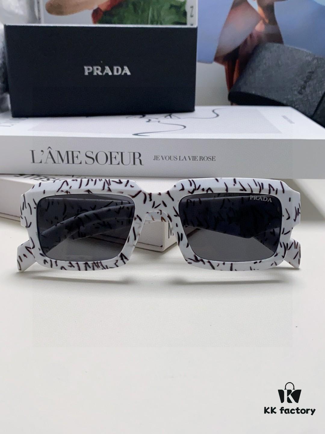 Prada 2024 New Arrival Export Casual Sports Sunglasses for Women, UV-Protective Stylish and Elegant Eyewear for European and American Markets