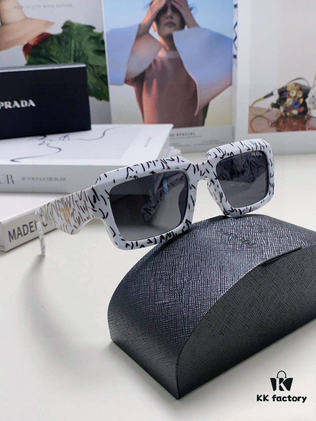 Prada 2024 New Arrival Export Casual Sports Sunglasses for Women, UV-Protective Stylish and Elegant Eyewear for European and American Markets