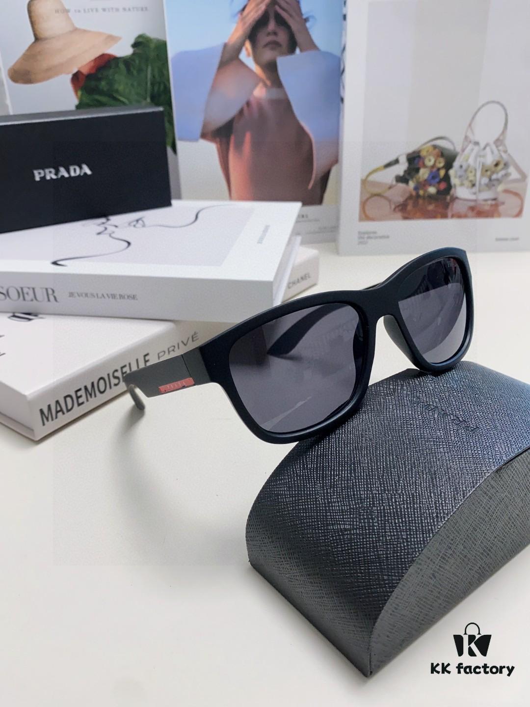 PRADA New Men's European and American Style Sports Sunglasses, UV-Protective Trendy Unisex Eyewear, Elegant Sun Protection Export Sunglasses