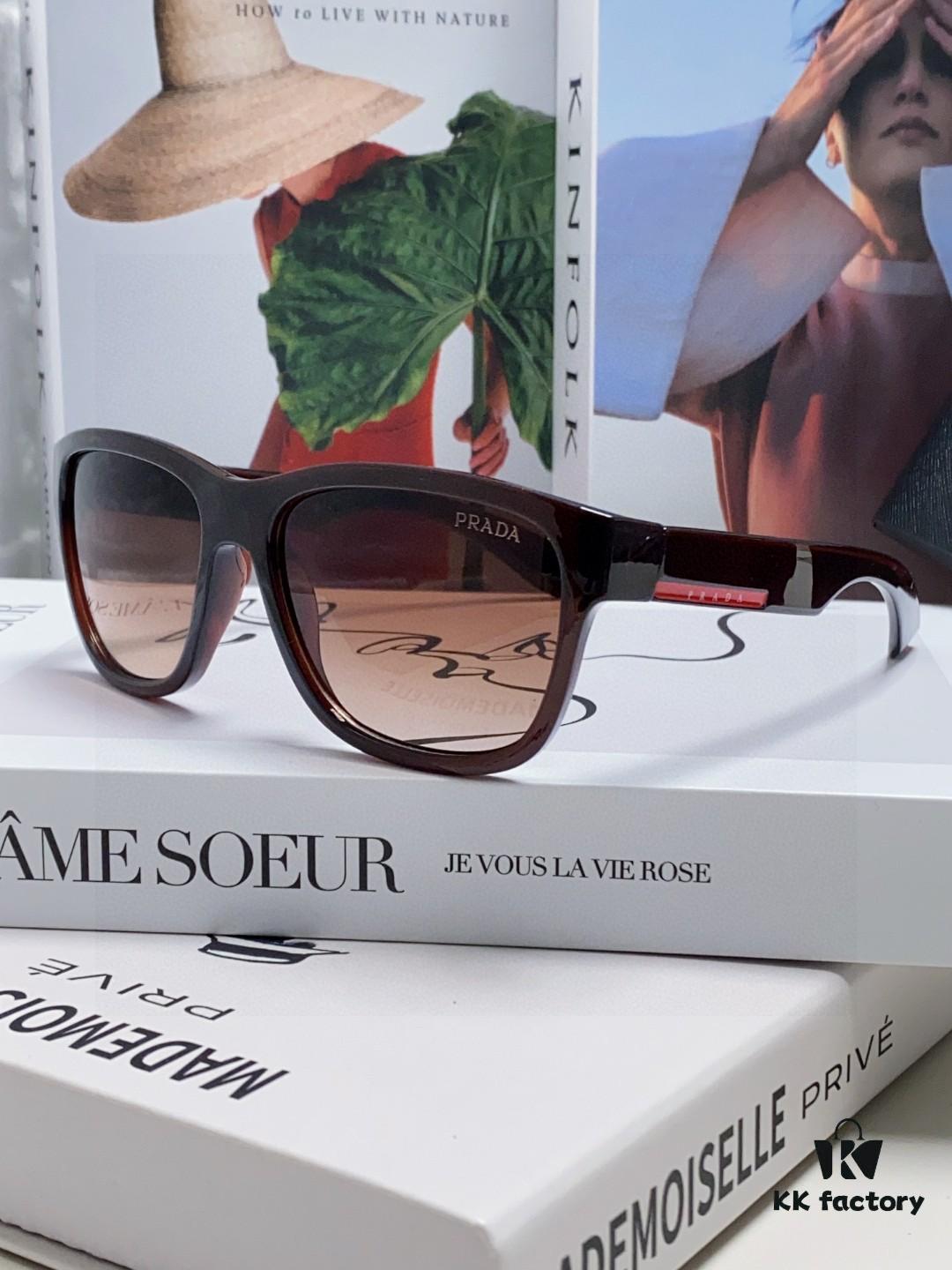 PRADA New Men's European and American Style Sports Sunglasses, Unisex UV Protection Stylish Sun Glasses