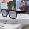 Prada PR19WS Square Sunglasses, Unisex UV-Protective Driving Sunglasses, Fashion Streetwear Eyewear, Inspired by Lin Zhiying's Style