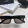 Prada PR19WS Square Sunglasses, Unisex UV-Protective Driving Sunglasses, Fashion Streetwear Eyewear, Inspired by Lin Zhiying's Style