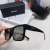 Prada PR19WS Square Sunglasses, Unisex UV-Protective Driving Sunglasses, Fashion Streetwear Eyewear, Inspired by Lin Zhiying's Style