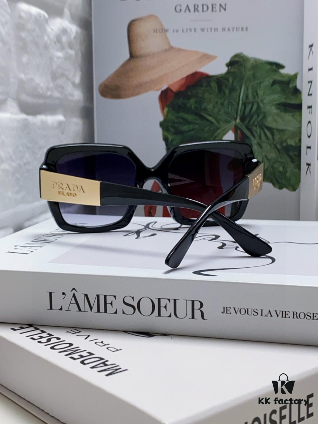 Prada Runway Showpiece - Color-Blocked Sporty Sunglasses