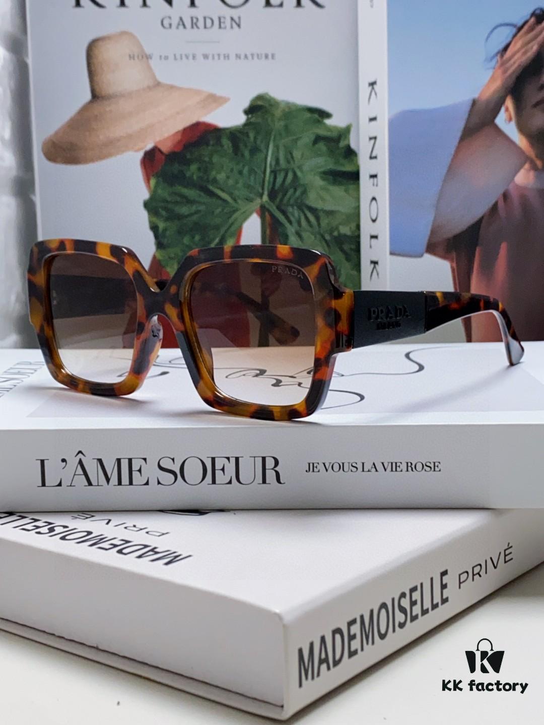 PRADA Runway Showpiece - Color-Block Sporty Sunglasses