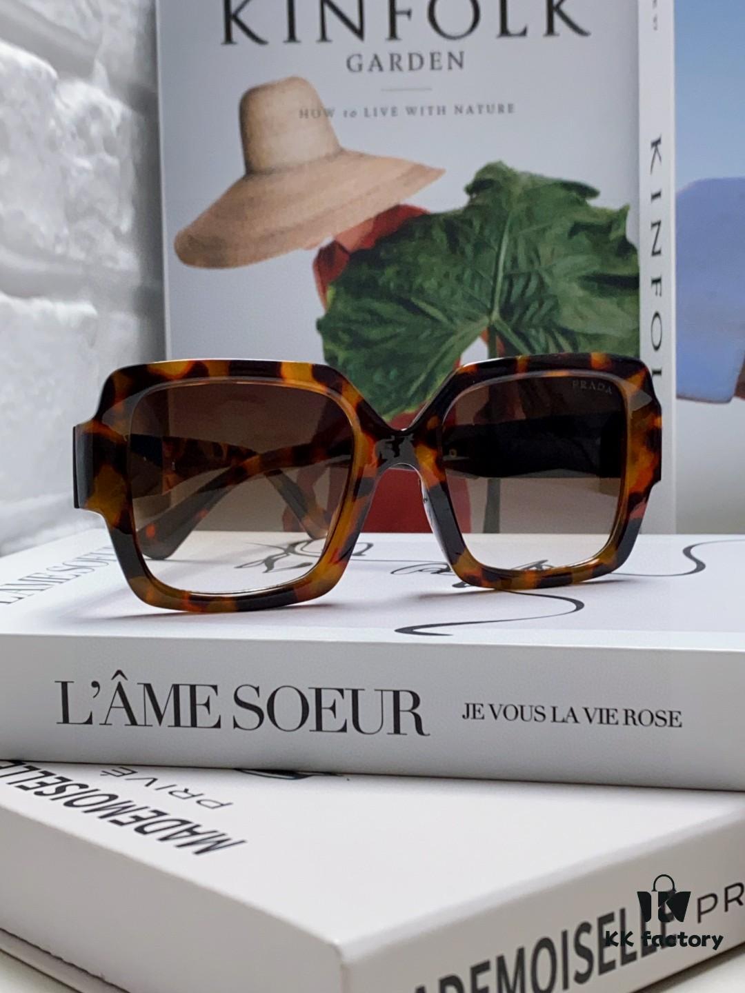 PRADA Runway Showpiece - Color-Block Sporty Sunglasses