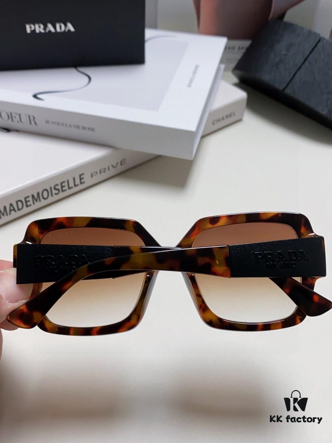 PRADA Runway Showpiece - Color-Block Sporty Sunglasses