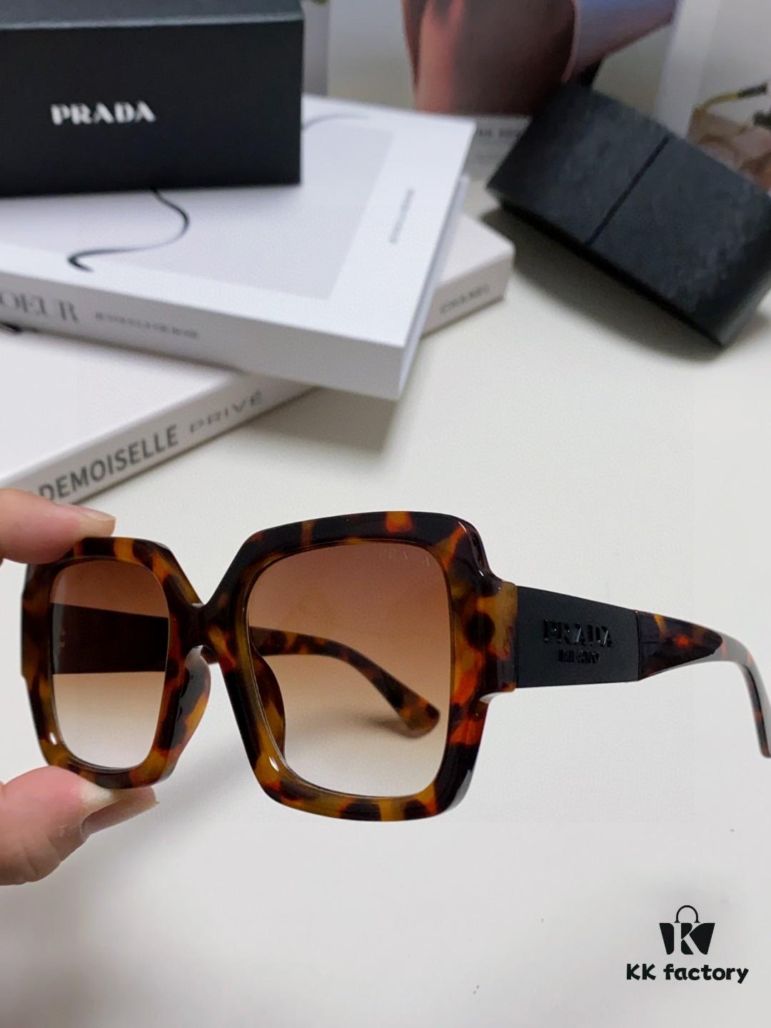 PRADA Runway Showpiece - Color-Block Sporty Sunglasses