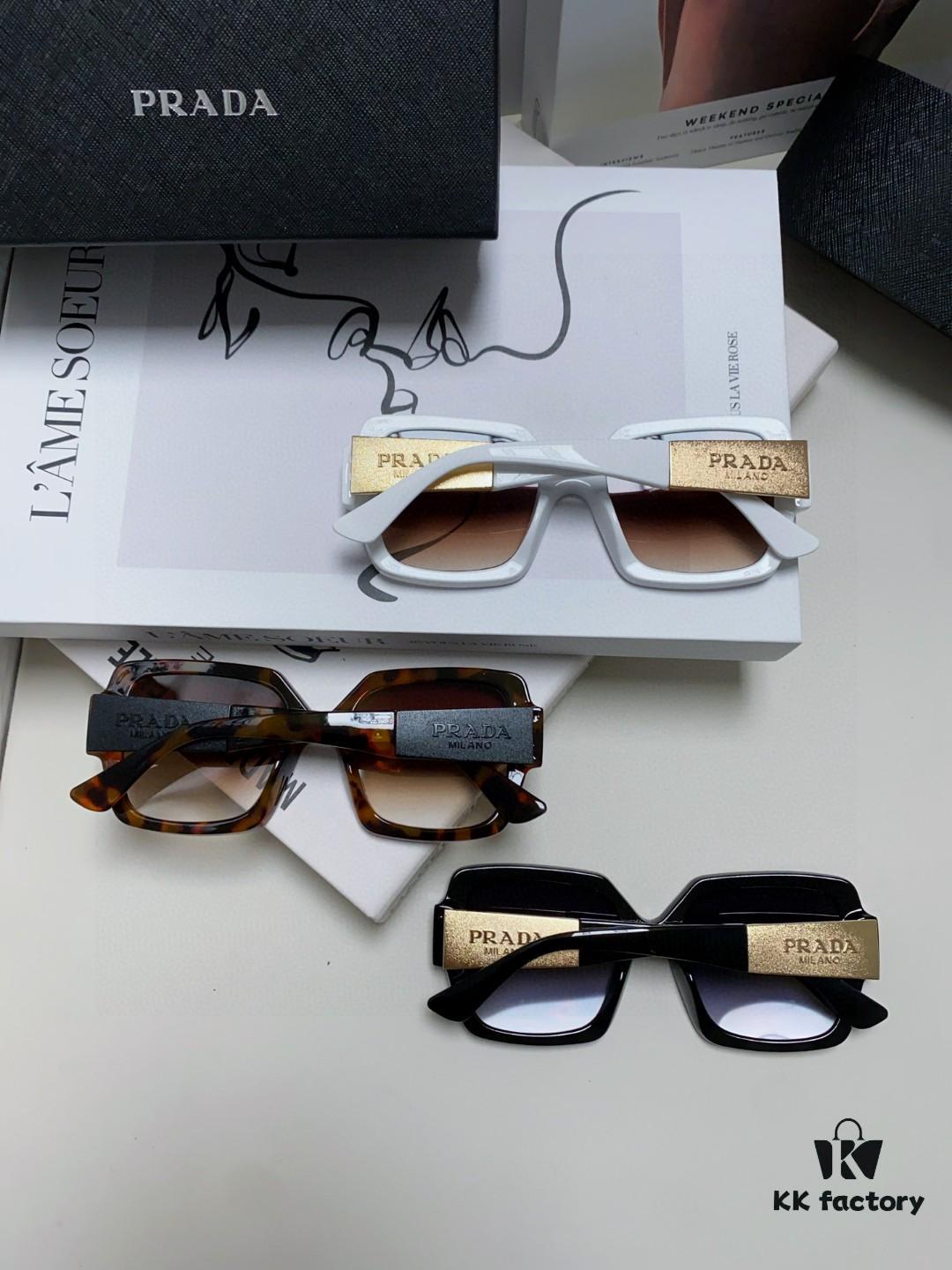 PRADA Runway Showpiece - Color-Block Sporty Sunglasses