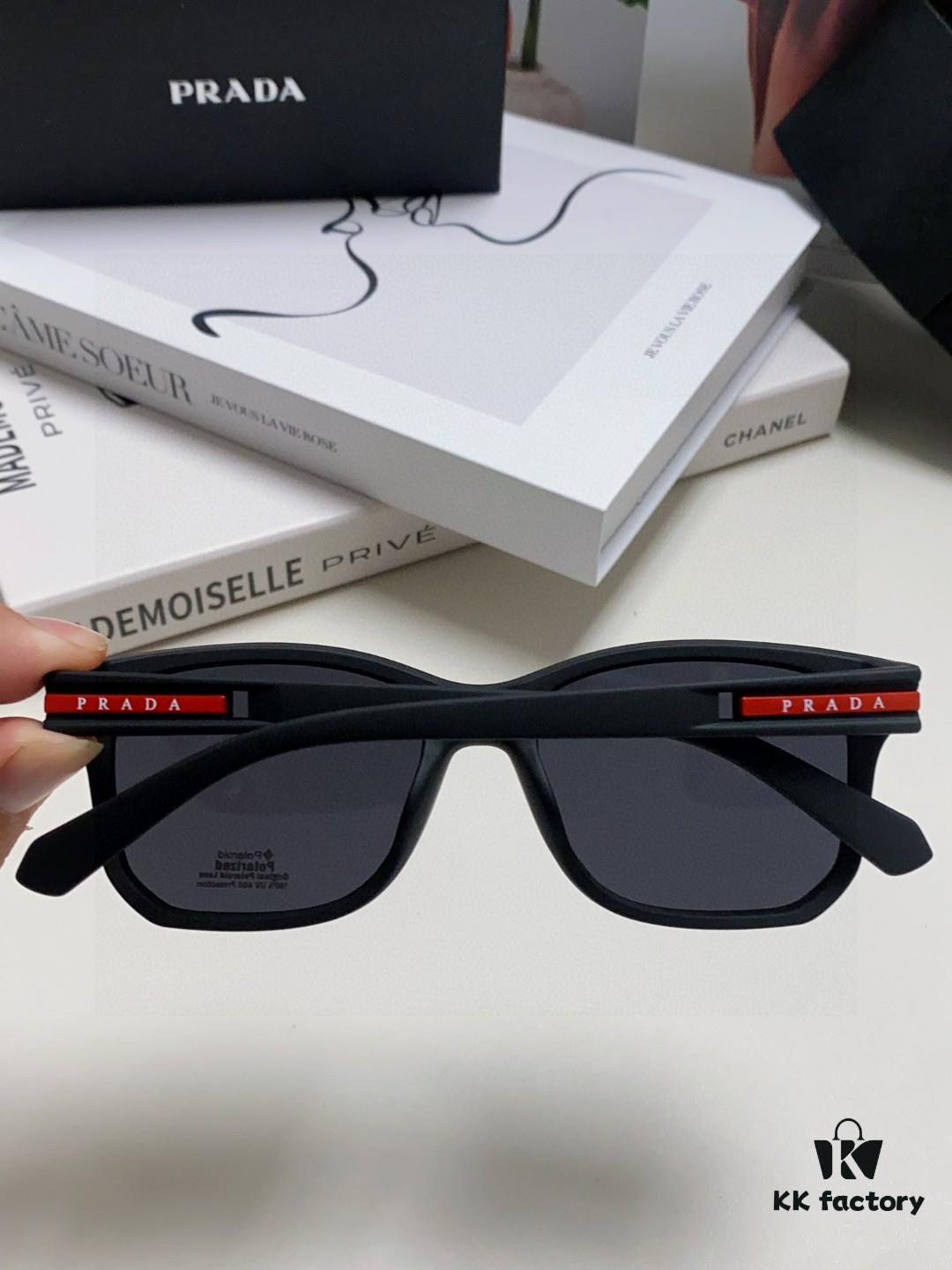 Prada Men's Driving 2025 New Model Unisex Sunglasses Fashion UV Protection Trendy Online Popular Shades 01 Style