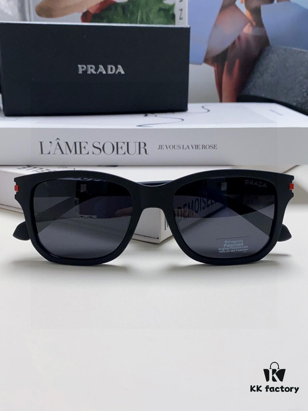 Prada Men's Driving 2025 New Model Unisex Sunglasses Fashion UV Protection Trendy Online Popular Shades 01 Style