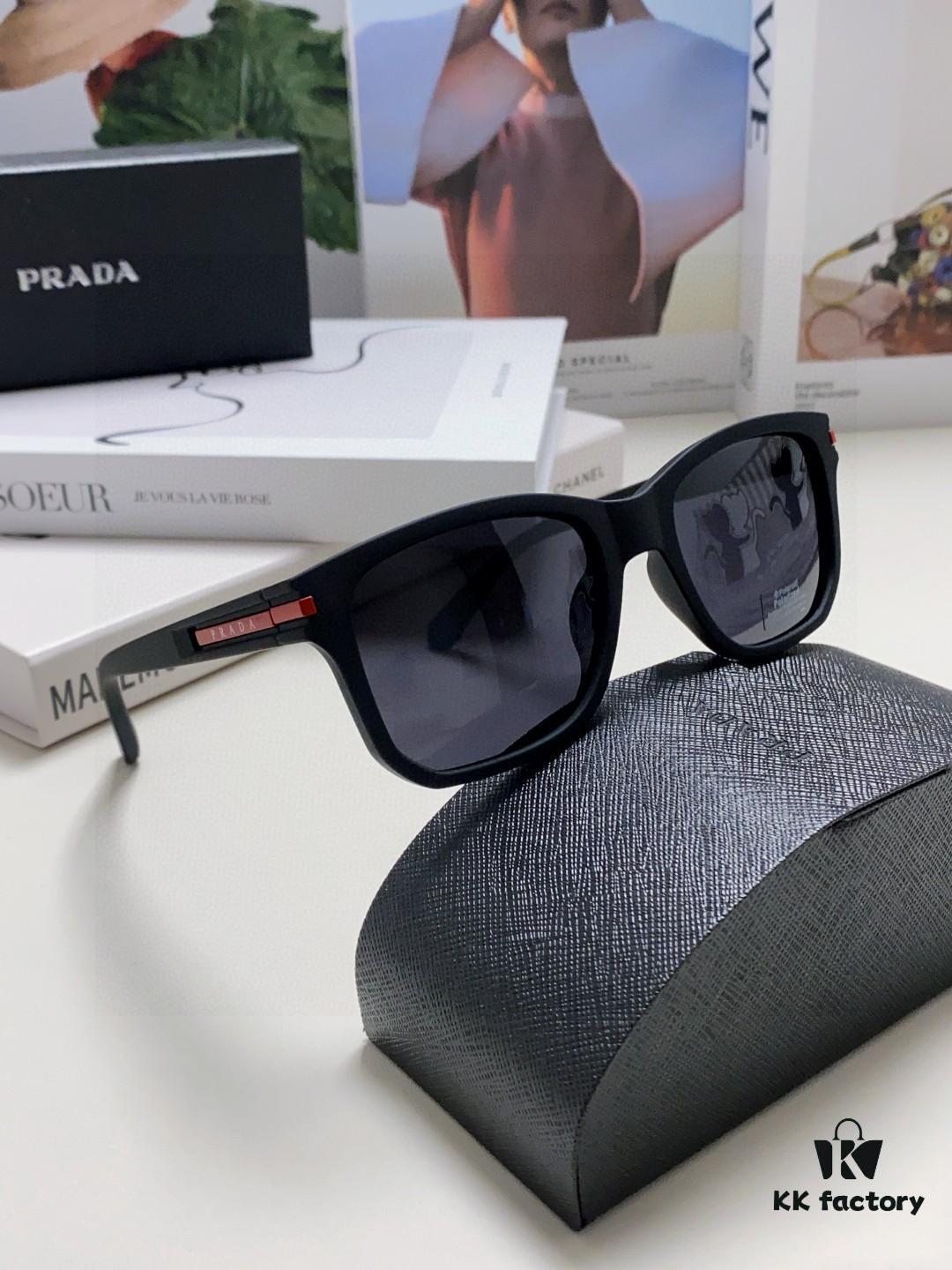 Prada Men's Driving 2025 New Model Unisex Sunglasses Fashion UV Protection Trendy Online Popular Shades 01 Style